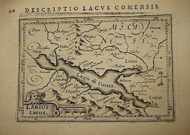 Bertius Petrus Larius lacus 1616 Amsterdam